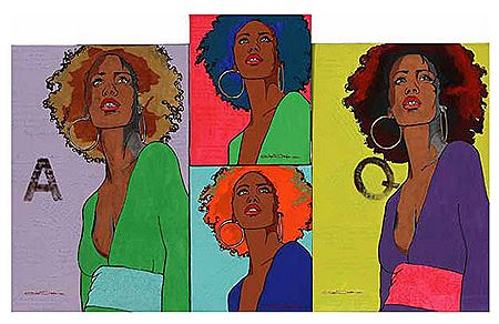 AFRO QUEEN by Diseye Tantua - Auction record, sale price, and art valuation. Compare with similar artists and explore comparable artworks.