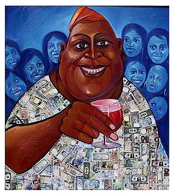 Sample artwork by Wande George (Born 1962), known for painting - View similar artists and auction records
