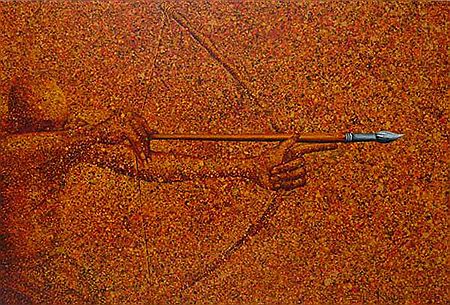 Sample artwork by Chidi Kwubiri (Born 1966), known for abstraction - View similar artists and auction records