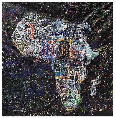 Sample artwork by Kunle Adegborioye (Born 1966), known for painting - View similar artists and auction records
