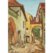 Strada din Sighisoara by Laura Cocea - Auction record, sale price, and art valuation. Compare with similar artists and explore comparable artworks.
