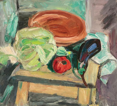 Still life with vegetables