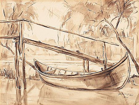 Boat on Vâlcov