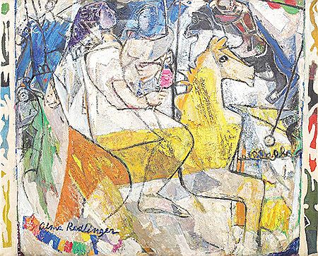 Sample artwork by Alma Redlinger (1924 - 2017), known for painting - View similar artists and auction records