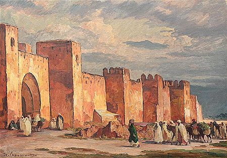 Sample artwork by Stefan Popescu (1872 - 1948), known for floral still life, figures in landscape and marine painting, lithography - View similar artists and auction records