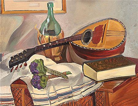 Still life with cobza