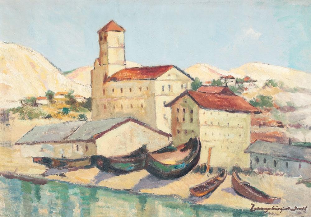 Barcazuri in Balchik by Gheorghe Dall - Auction record, sale price, and art valuation. Compare with similar artists and explore comparable artworks.