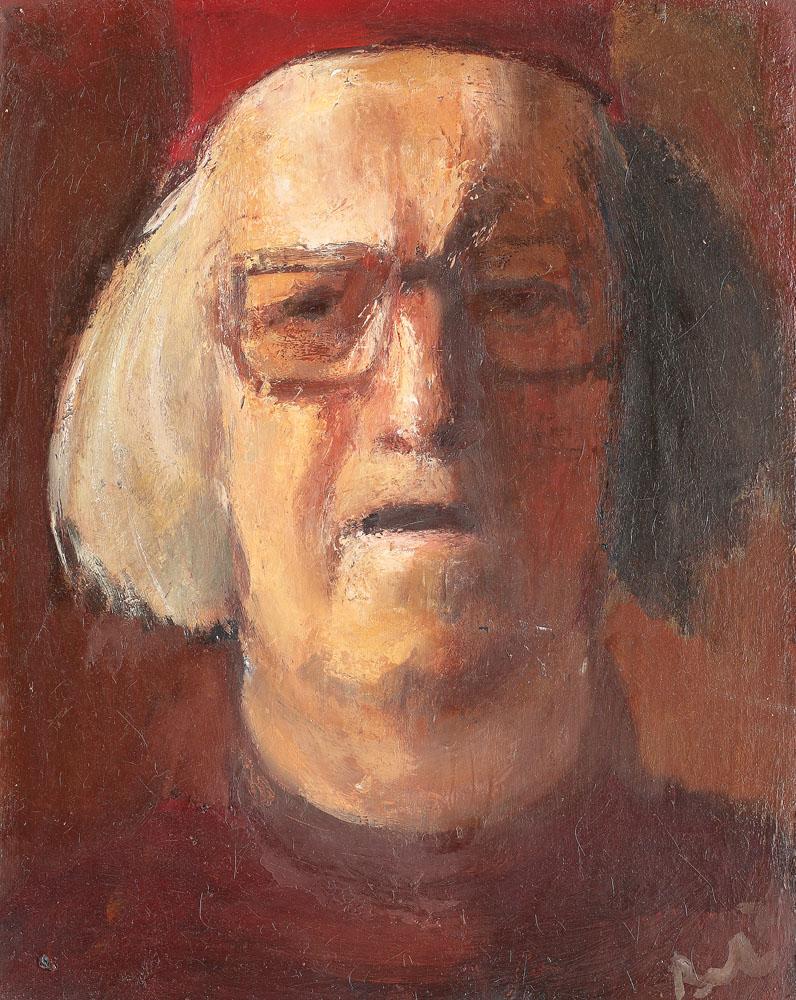 Portrait of Corneliu Baba: Self-portrait