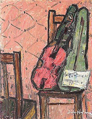 Still life with violin