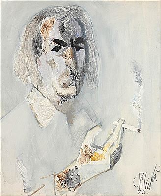 Portrait of Constantin Piliuta: Self-portrait