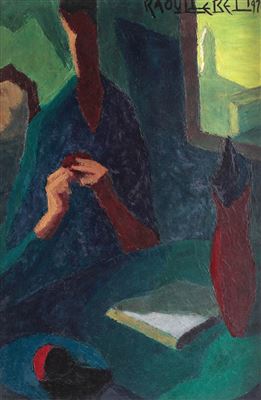The poet by Raoul Egon Lebel - Auction record, sale price, and art valuation. Compare with similar artists and explore comparable artworks.