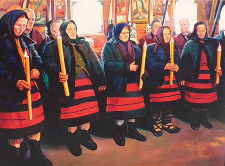 Vigil (Veghea) by Dumitru Gorzo - Auction record, sale price, and art valuation. Compare with similar artists and explore comparable artworks.