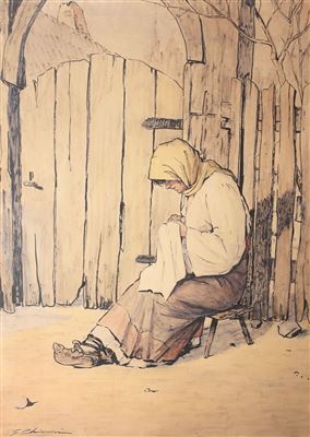 Femeie cusând by George Chirovici - Auction record, sale price, and art valuation. Compare with similar artists and explore comparable artworks.