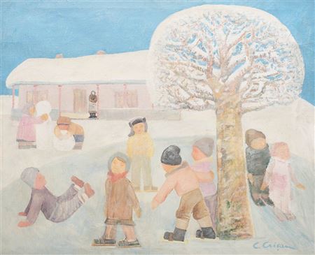 Sample artwork by Constanta Crisan (1925 - 2007), known for painting - View similar artists and auction records