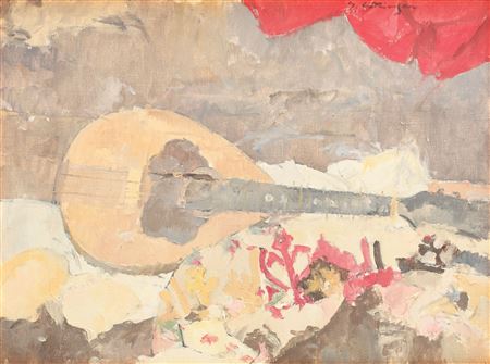 Still life with mandolin by Gabriel Catrinescu - Auction record, sale price, and art valuation. Compare with similar artists and explore comparable artworks.