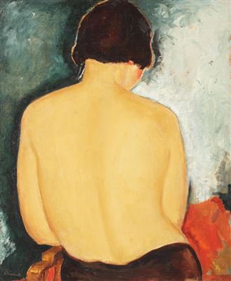 Nud cu spatele (Viorica Moisil)