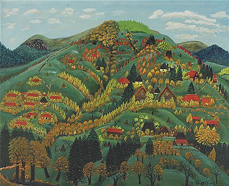 Summer at Brusturi by Ion Nita-Nicodin - Auction record, sale price, and art valuation. Compare with similar artists and explore comparable artworks.