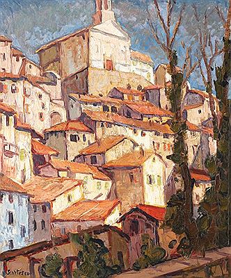 Sample artwork by Paul Scortesco (1895 - 1976), known for painting - View similar artists and auction records