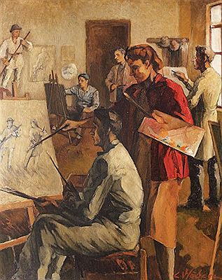 În atelier