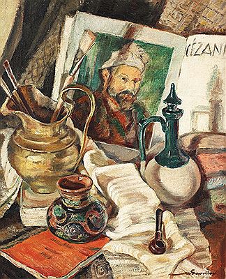 Sample artwork by Mihail Gavrilov (1899 - 1968), known for painting - View similar artists and auction records