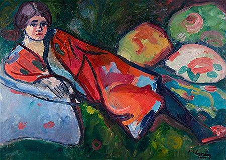 Sample artwork by Emilie Charmy (1877 - 1974), known for still life, figure and nude painting - View similar artists and auction records