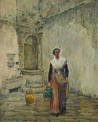 L'arlésienne à la Fontaine by Eugene Cartier - Auction record, sale price, and art valuation. Compare with similar artists and explore comparable artworks.