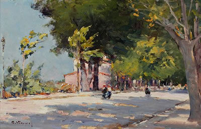 Le quai de la ligne à Avignon