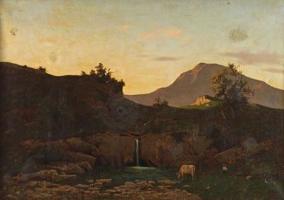 Paysage d'Italie