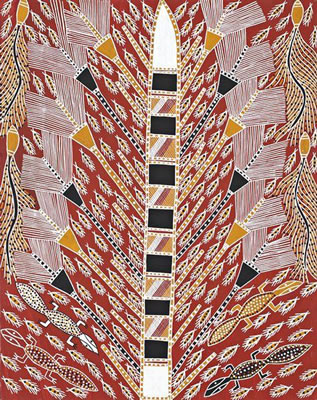 Wagilag Sisters Story by Rita Gatjimawuy - Auction record, sale price, and art valuation. Compare with similar artists and explore comparable artworks.