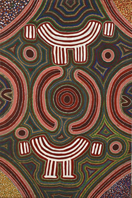 Sample artwork by Janice Clarke Kngwarreye (Born c.1958), known for aboriginal art - View similar artists and auction records
