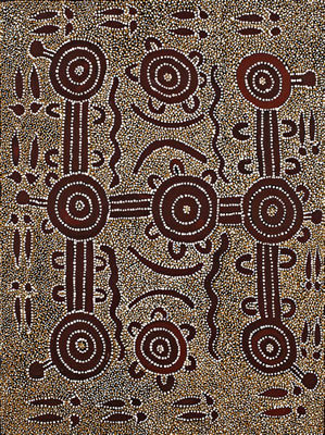 Men's Dreaming, 1994 by Ronnie Price Mpetyane - Auction record, sale price, and art valuation. Compare with similar artists and explore comparable artworks.