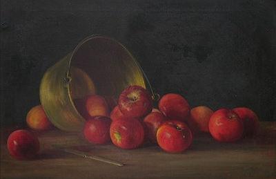Still Life with Apples by Adam Lehr - Auction record, sale price, and art valuation. Compare with similar artists and explore comparable artworks.