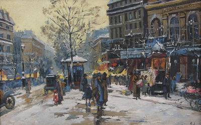 PARISIAN STREET by Valentin Sorei - Auction record, sale price, and art valuation. Compare with similar artists and explore comparable artworks.