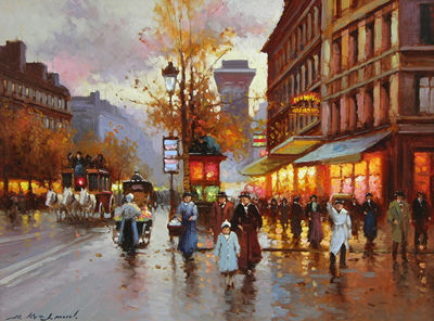 Sample artwork by Yuri Kuzmin (Born 1949), known for painting - View similar artists and auction records