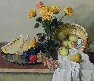 Still life with fruit