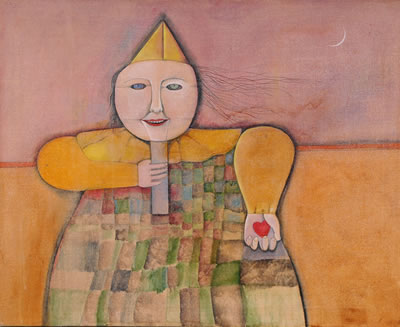 "Girl with her Heart in her Hand"