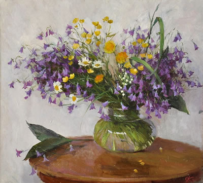 "June Bouquet" by Olga Kalashnikova - Auction record, sale price, and art valuation. Compare with similar artists and explore comparable artworks.