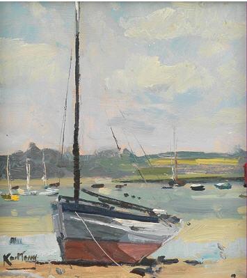 Sailboat aground