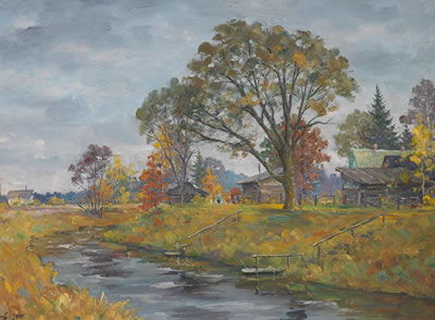 "Suida River" by Alexander Alexandrovsky - Auction record, sale price, and art valuation. Compare with similar artists and explore comparable artworks.