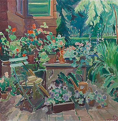 Still Life on Terrace