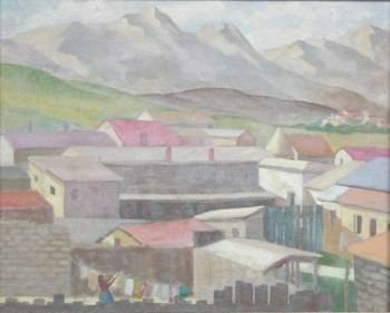 Village with Mountains