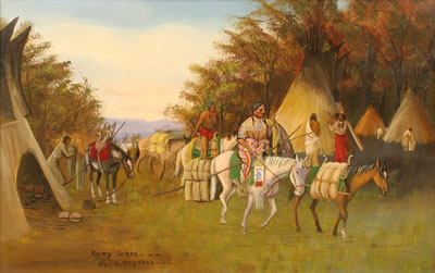 Camp Scene.