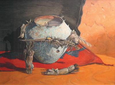 Zuni Ceremonial Fetish Bowl by Webb Young - Auction record, sale price, and art valuation. Compare with similar artists and explore comparable artworks.