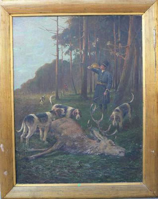 Sonneur annonçant le cerf mort by Fernand Maissen - Auction record, sale price, and art valuation. Compare with similar artists and explore comparable artworks.