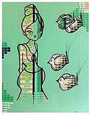 Sample artwork by Rhianna Green (21st century), known for painting - View similar artists and auction records