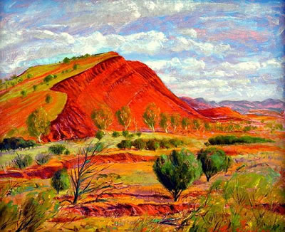 Outback Landscape by Brian Seidel - Auction record, sale price, and art valuation. Compare with similar artists and explore comparable artworks.