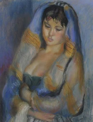 Jeune femme au châle by Pierre Deval - Auction record, sale price, and art valuation. Compare with similar artists and explore comparable artworks.