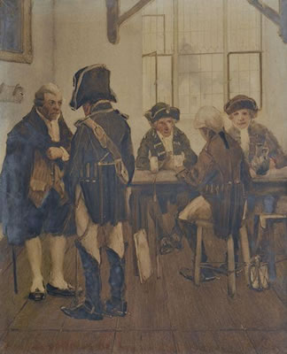 Scène de troquet