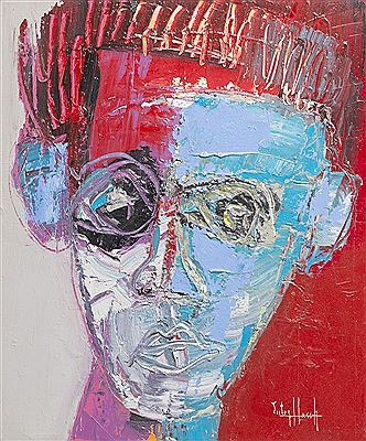 "Portrait de Jean Michel Basquiat"