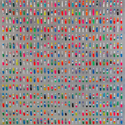 Sample artwork by Abdul Karim Majdal Al-Beik (Born 1973), known for mixed-media facade-theme paintings - View similar artists and auction records